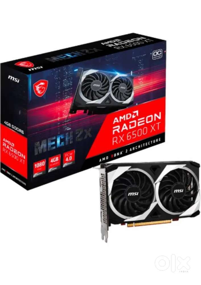 MSI Gaming AMD Radeon RX 6500 XT 64-bit 4GB GDDR6 DP/HDMI pci_e_x16