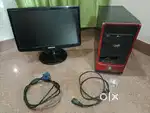 Computer ,cpu and monitor