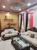 3bhk fully furnished flat Dhakoli near hermitage park
