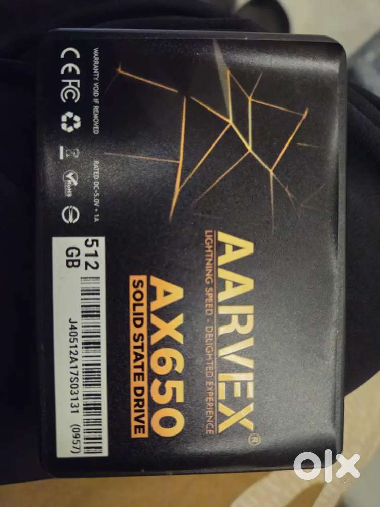 AARVEX AX650 512 gb SSD