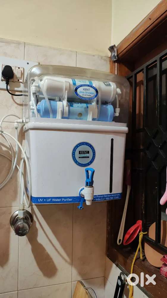 Kent Water Purifier with UV + UF – 2 Years Old + Extra Sediment Filter