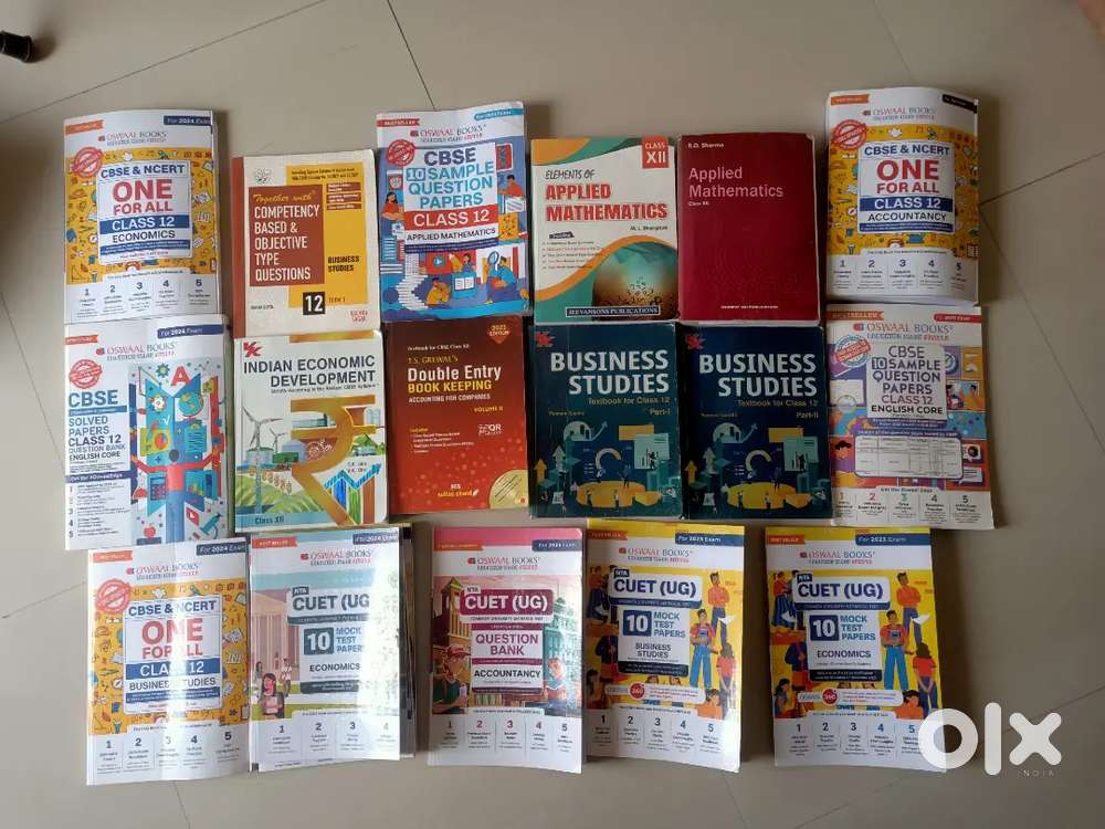 12th Commerce trxt Books, Sample Paper, CUET Material