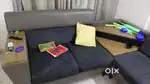 Godrej Sofa Set with Coffee Table – Excellent Condition