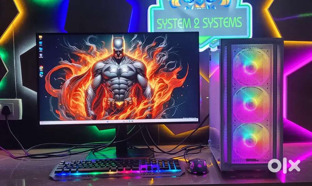 Core i7.8th /16gb ram / 1tb nvme /1tb storage/24inchs Full hd monitor