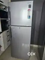 Double door Grey color Samsung fridge 253 liters 2013, purchased