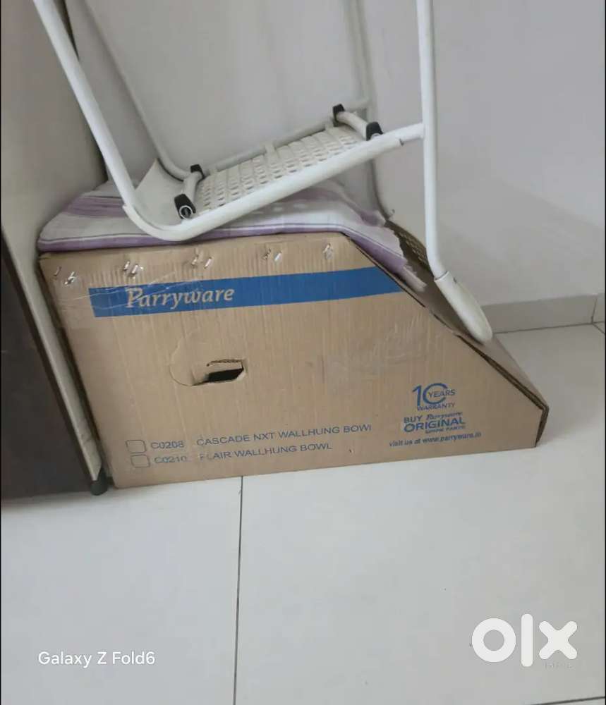 Brand new sealed Carryware  western toilet price fixed