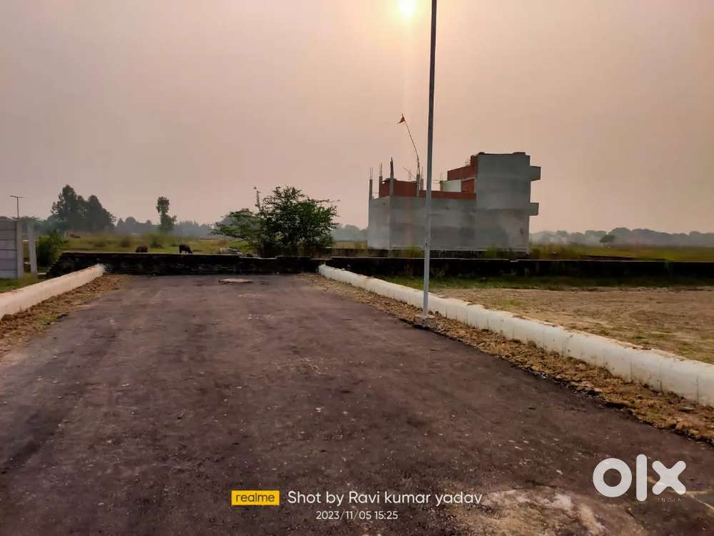 Lucknow khurdahi bazar se najdeek approved plot Sultanpur road per