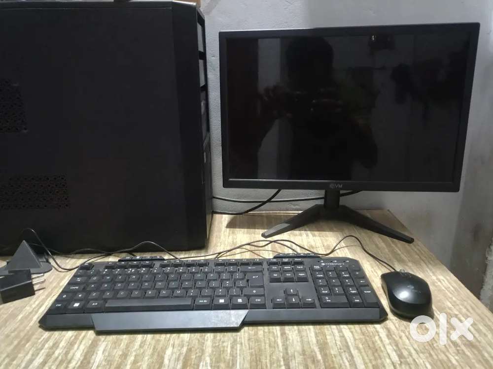 Computer full set asus motherboard with monitor 19 inch windows 10 hom