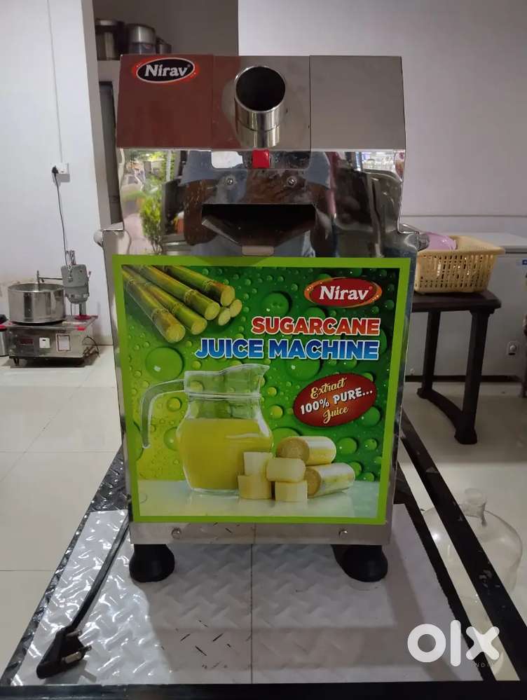 Sugar cane machine with stand