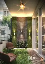 Interior work carpenter pop gypsum profile light