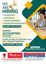 OFFICE STAFF'S-TELECALLER-PRINTING PHOTOSTAT STAFF'S-ONLINE APPLICATI