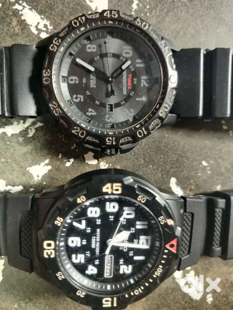 Timex and casio watch in good working condition