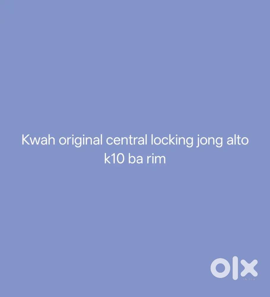Alto K10 central locking