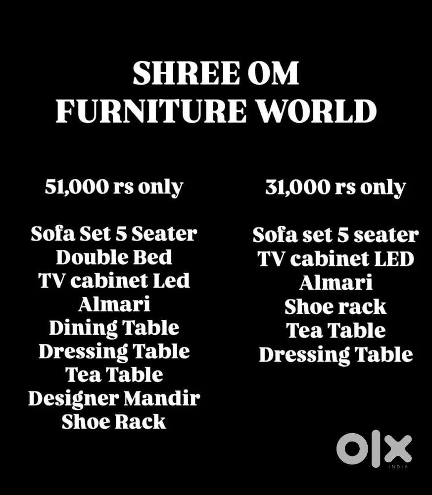 SHREE OM FURNITURE WORLD