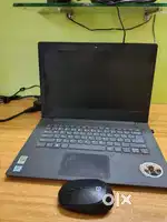 Lenovo laptop grey colour with box and charger