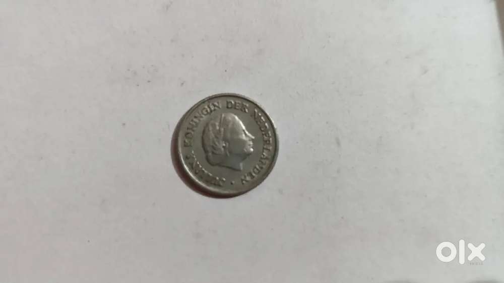 25 cent Netherlands coin 1950