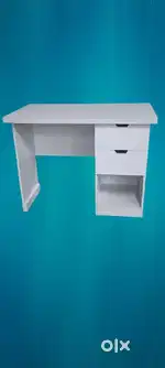Study table white Matt finish available in factory price