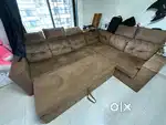 Massive premium 7 seater sofa cum bed with understorage