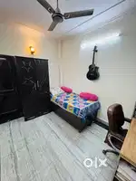 Fully furnished Room with attached balcony