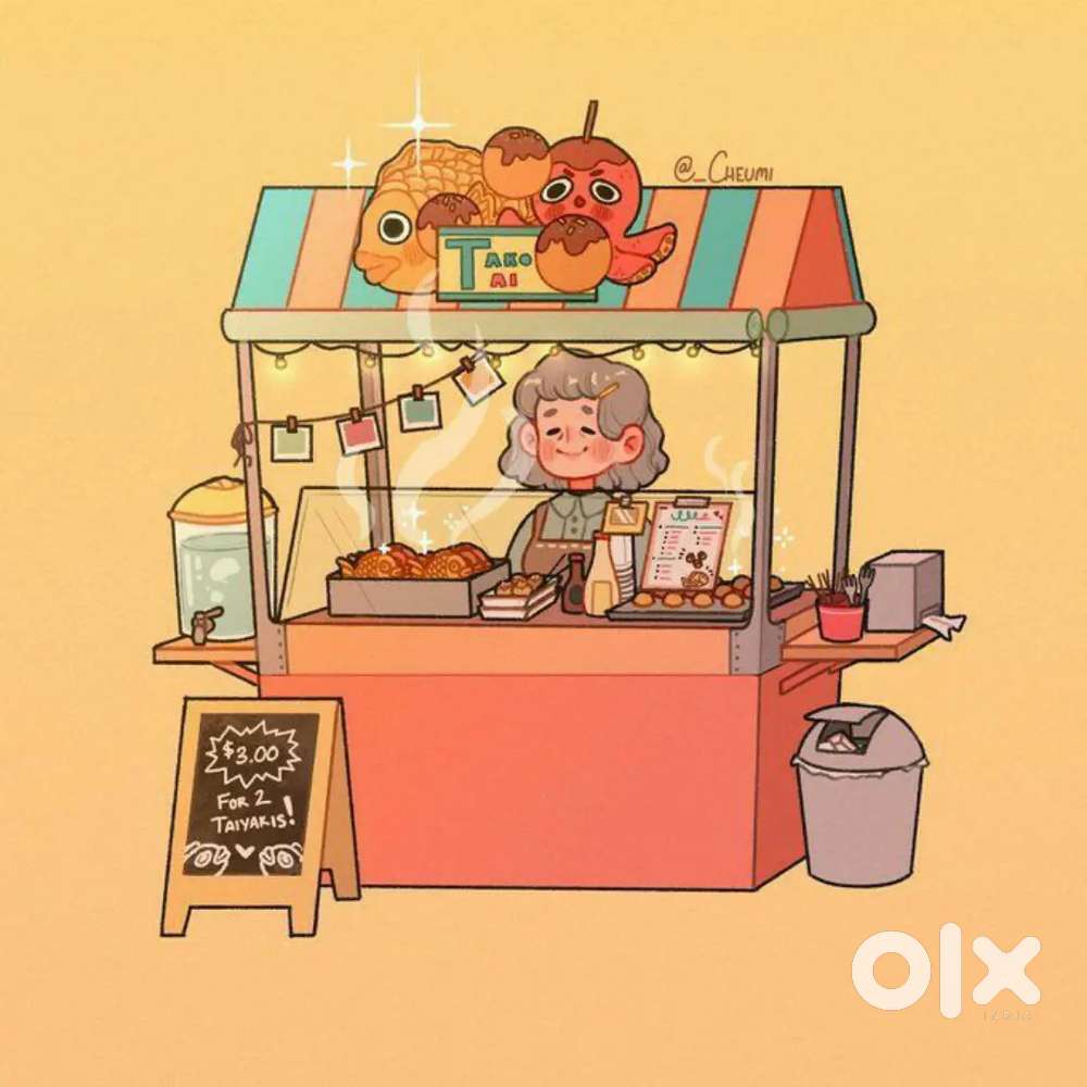 Helper for my food stall