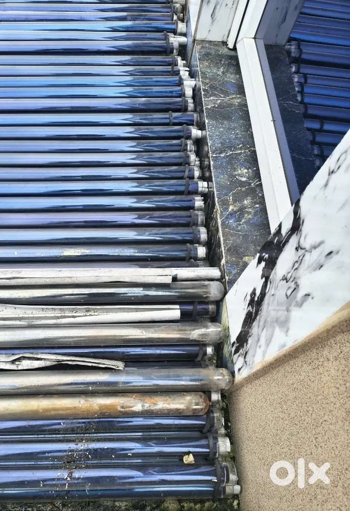 Solar heating glass tubes