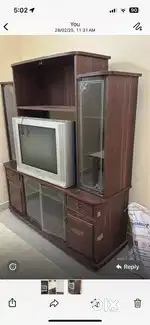Wall unit with TV and multi media