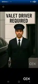 Valet driver for restaurant and hotel
