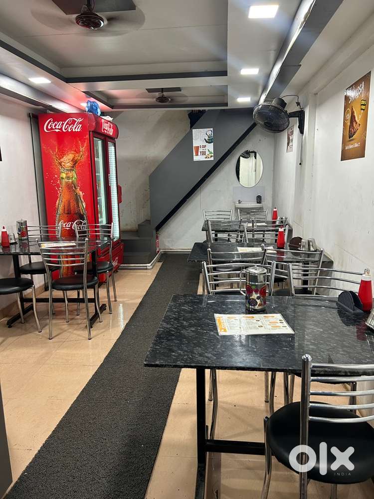 all item like , chair ,table ,  freezer , gas stoe etc