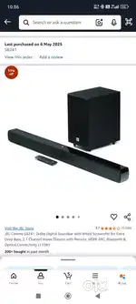 Jbl soundbar sb241 110 WATTS