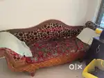 Wooden sofa