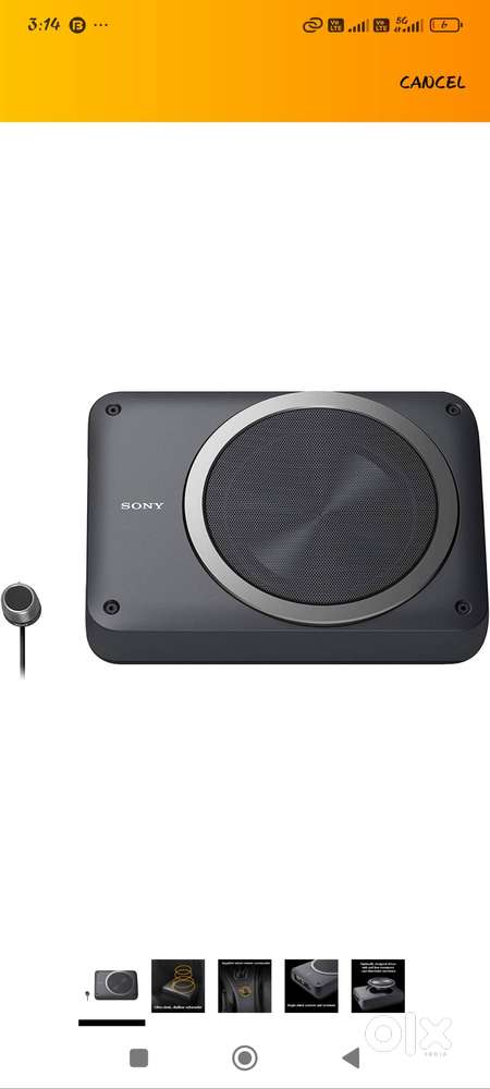 Sony underseat woofer