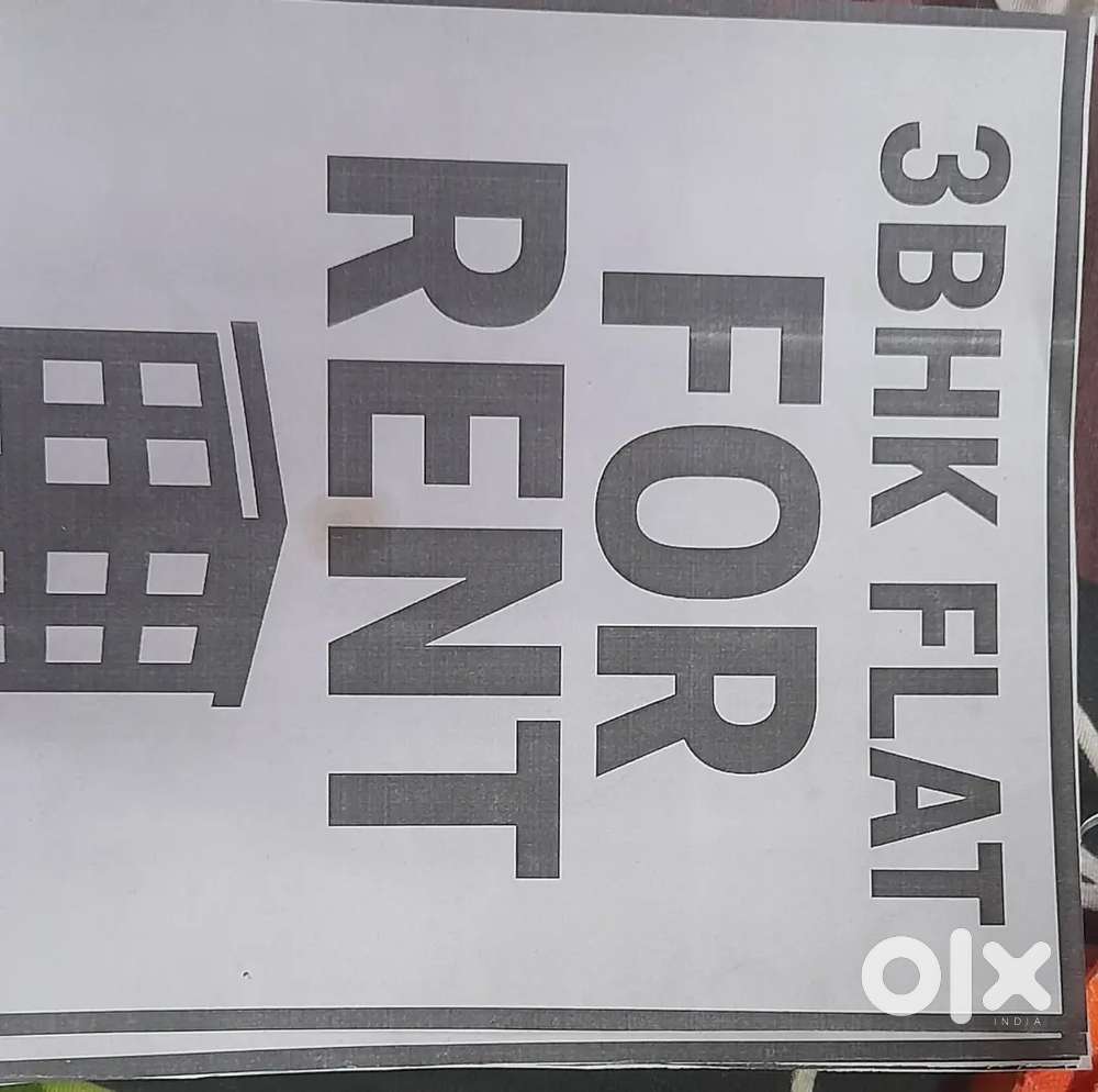 3 BHK FLAT FOR RENT ON SECOND FLOOR