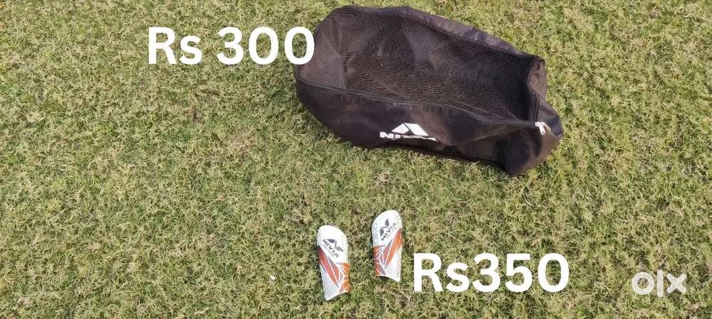 Football Nivia Bag And Shin Guard