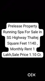 Prelease Property Running Spa For Sale in Thaltej