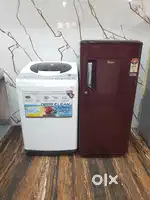 Whirlpool 5 Star rating single door refrigerator and washing machine
