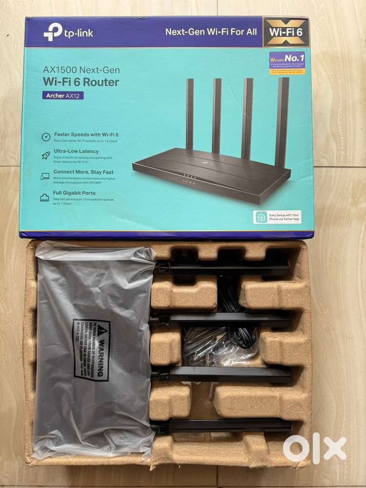 TP-Link Archer AX1500 Dual Band Gigabit Wifi 6 Router(with warranty)