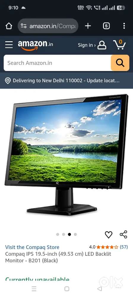 Monitor 20 inch
