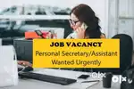 Urgent hiring Personal secretary job female required