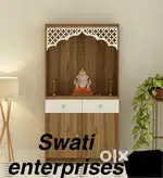 New 5*2.5 design wooden temple with storgae pooja ghar mandir temple