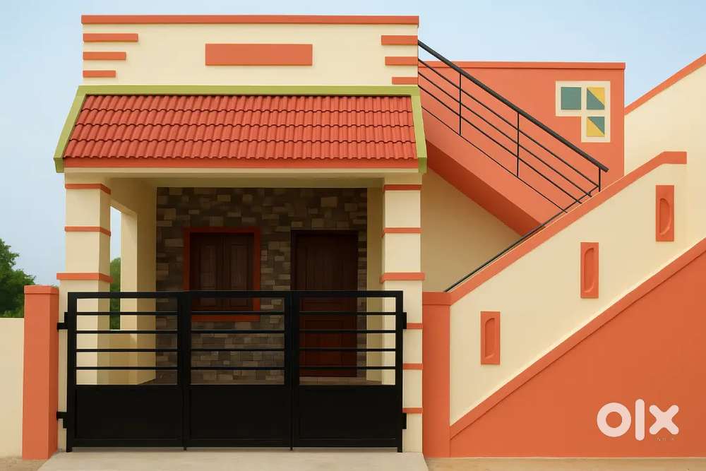 2 BHK Independent House Villa for Rent in Kundrathur. Only ground floo