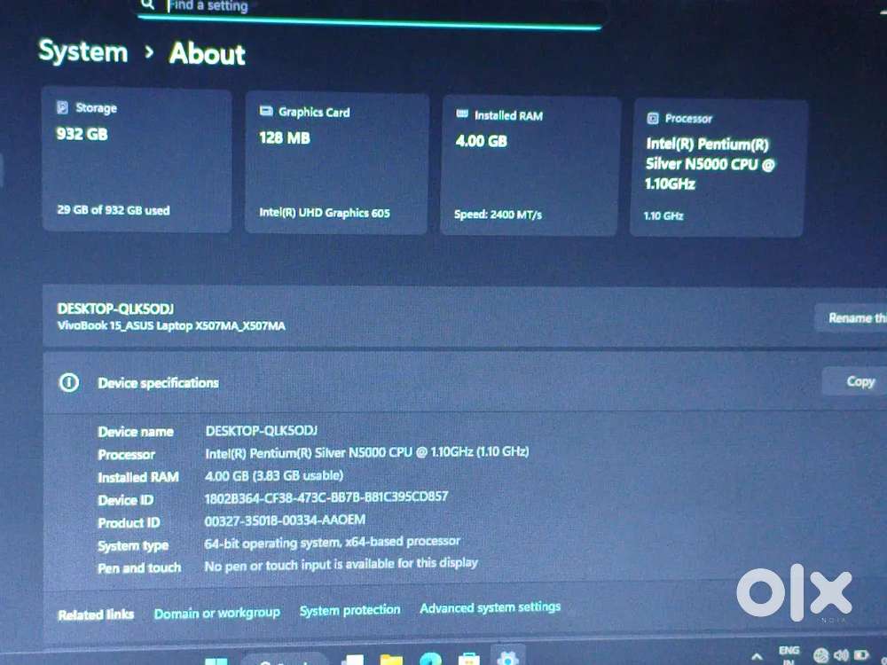 Asus Vivobook 15 fully working