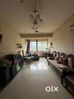 Semi furnished flat- located on main road
