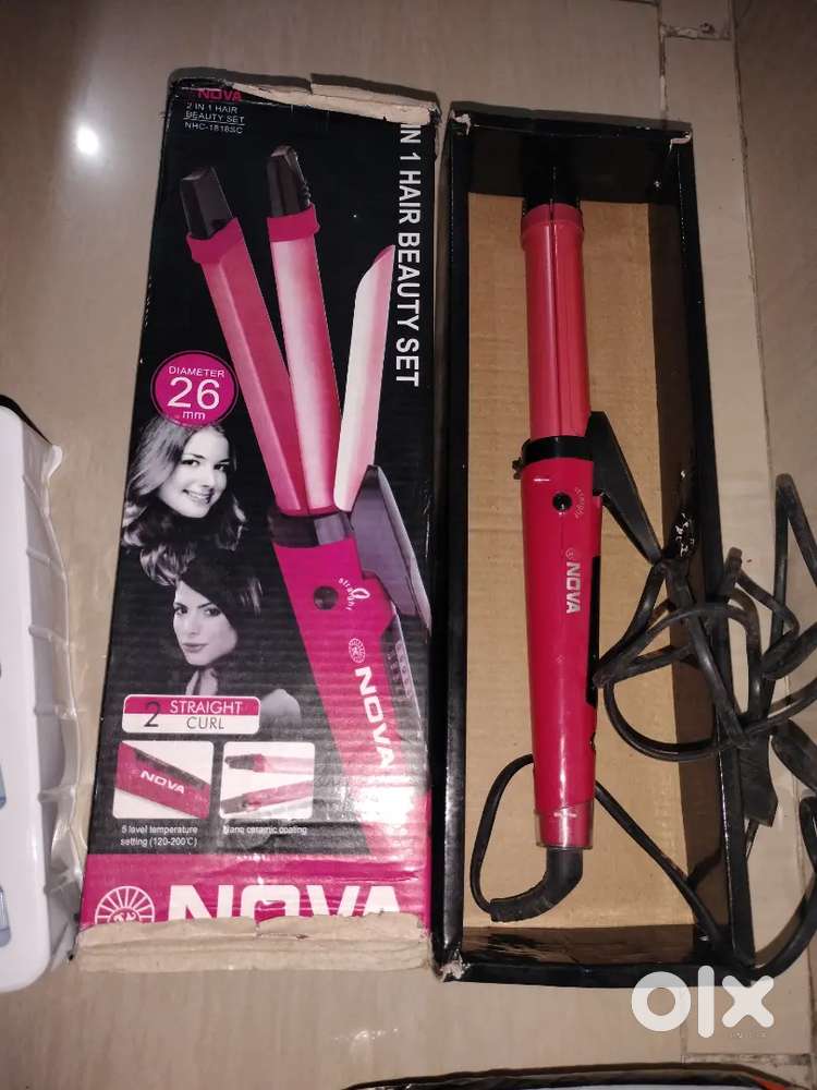 Nova.2in1 hair straightener &darma suction