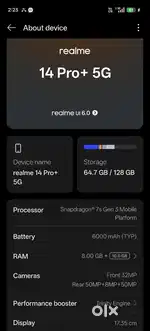 Realme 14pro plus 2 months old