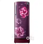 Samsung 183L 4-Star Inverter Fridge, Red, Brand New,