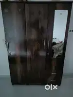 Three door wardrobe with mirror