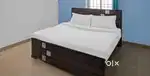 Bed with cot