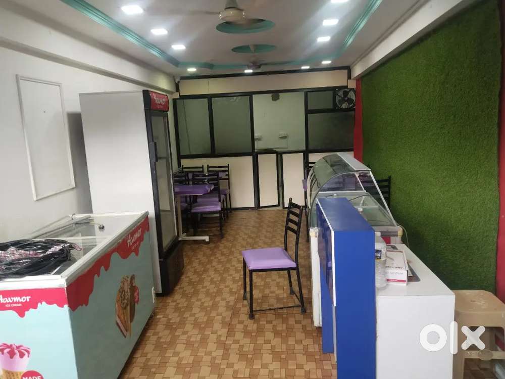 Fully Furnished Shop With Freezer Table Chairs Available For Rent