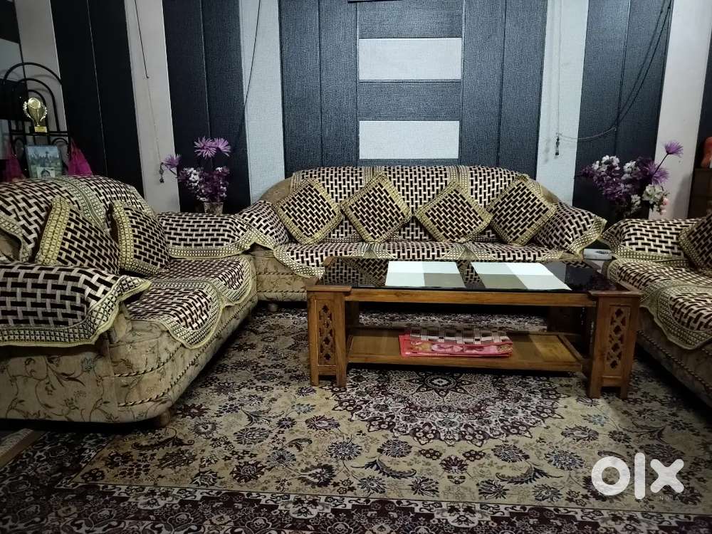 7 seater sofa with cushions and covers