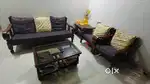 Sofa set with center & corner table